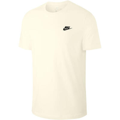 T-shirt mannelijk nike sportswear club wit