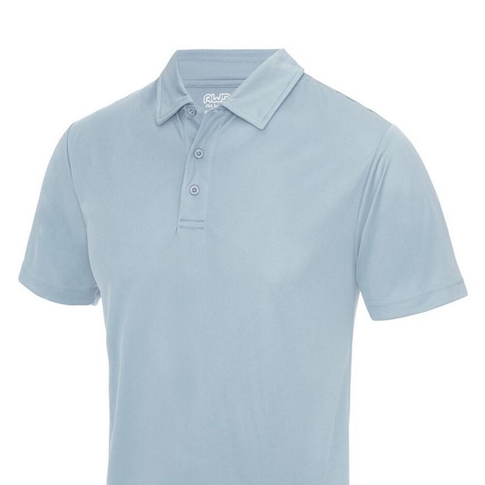 Maglietta Polo Regolare Uomo Just Cool Cool Azzurro 2/2