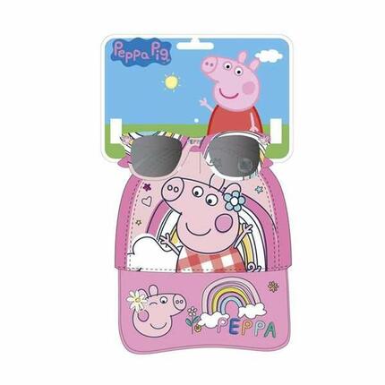 Mütze und Sonnenbrille Peppa Pig Rosa