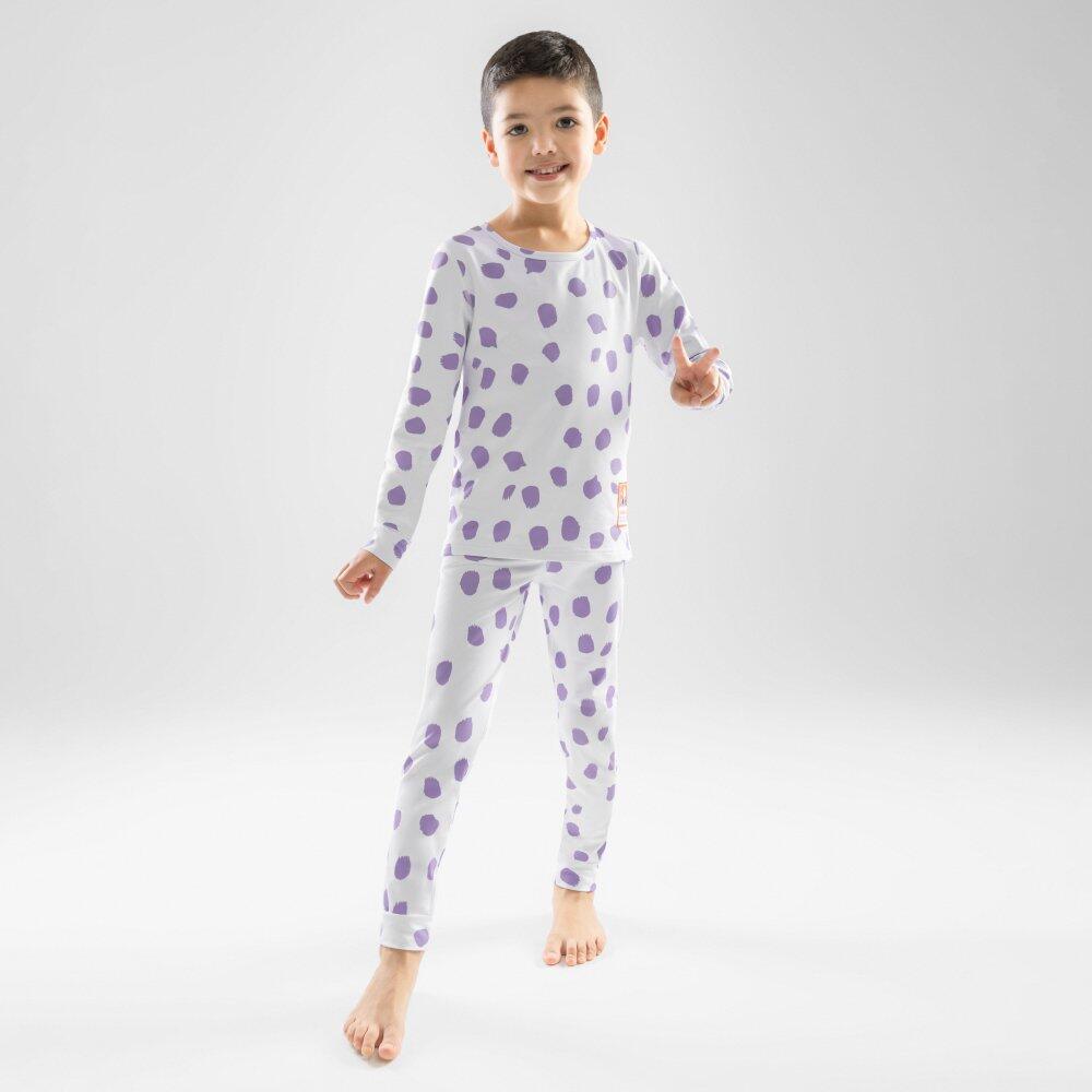Ensemble de sous-vêtements thermiques garçon Sports d'hiver Enfants Siren Blan 2/7