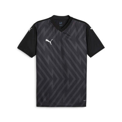 Puma teamglory heren jersey, 100% gerecycled polyester, fresh mint/puma zwart, m