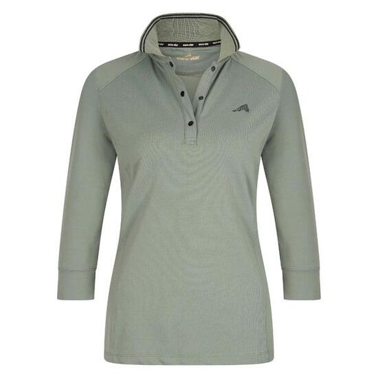 Polo d'équitation manches longues femme Euro-Star Gianna