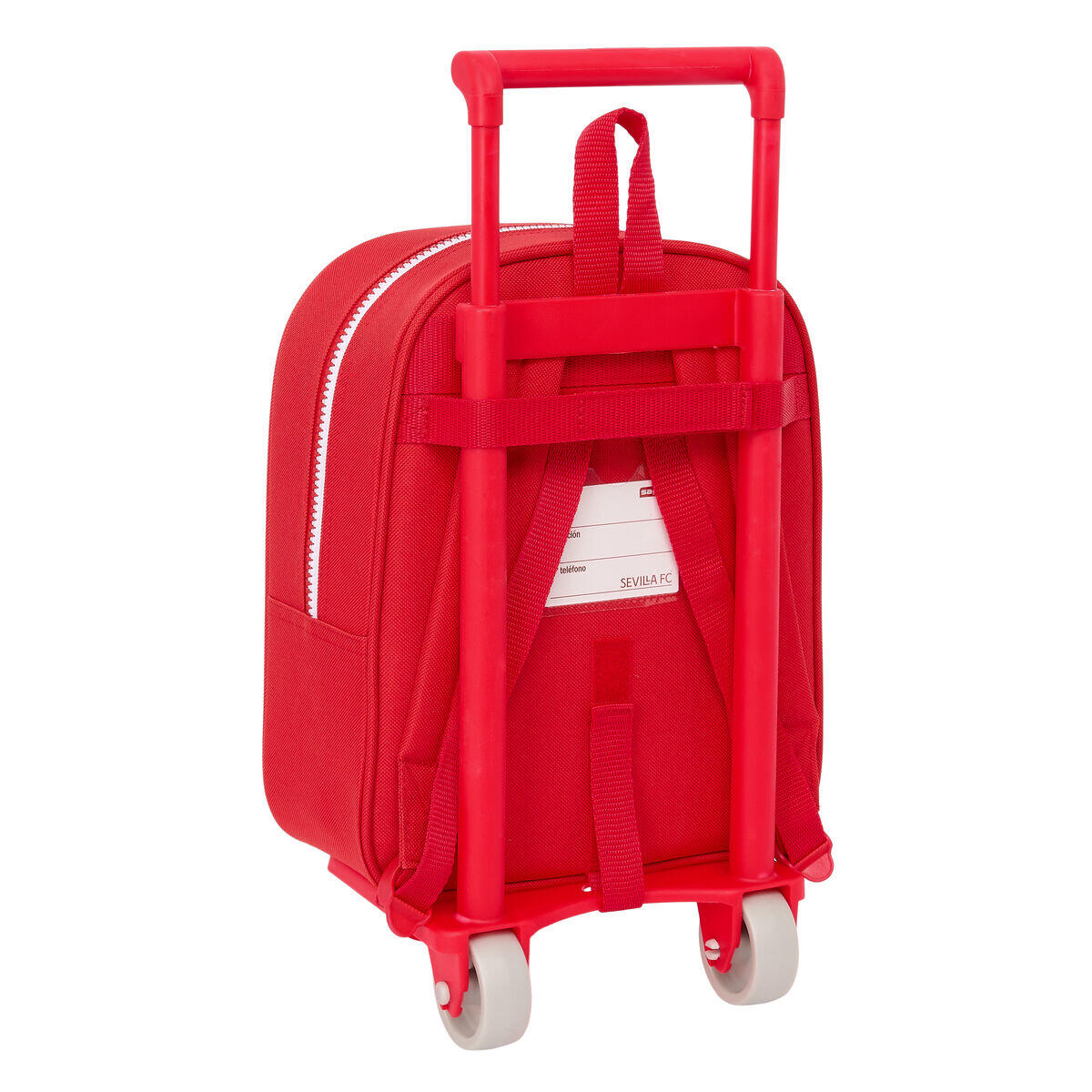 Mochila Escolar com Rodas Sevilla Fútbol Club Vermelho 3/3