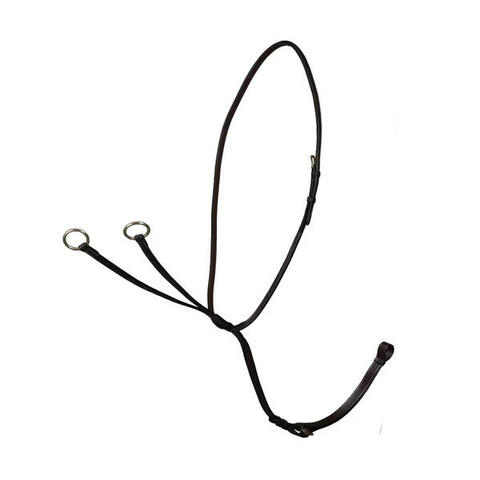 Martingale Butet Sports Avec Anneaux (couleur Or) - Pour Cheval - Taille Réelle, Neuf
