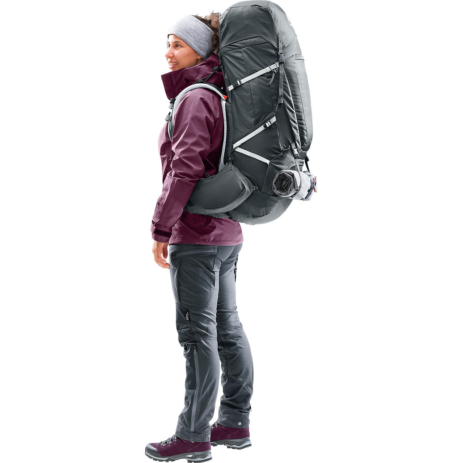Plecak trekkingowy damski Deuter Aircontact Pro 65+10 SL - graphite 6/7