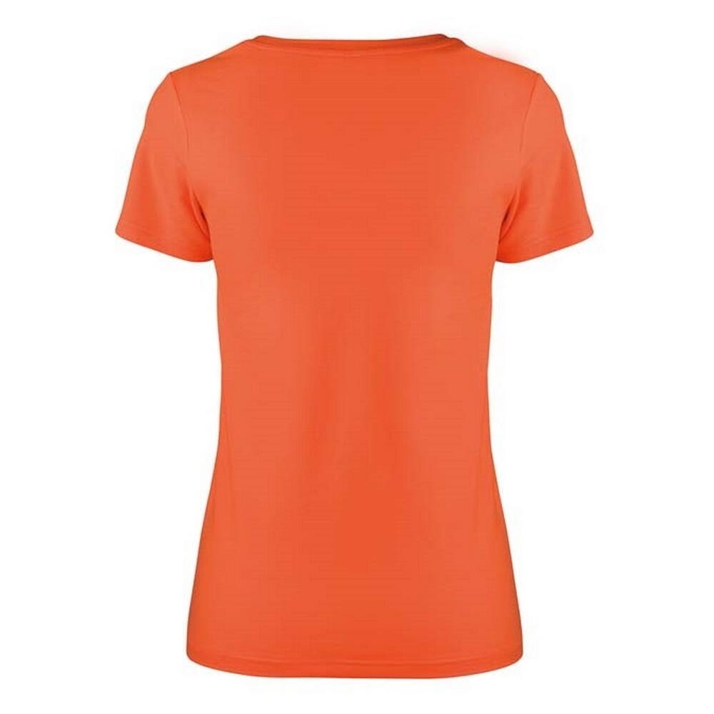 T-Shirt Impact Softex para senhora/senhora (Tangerina) 2/2