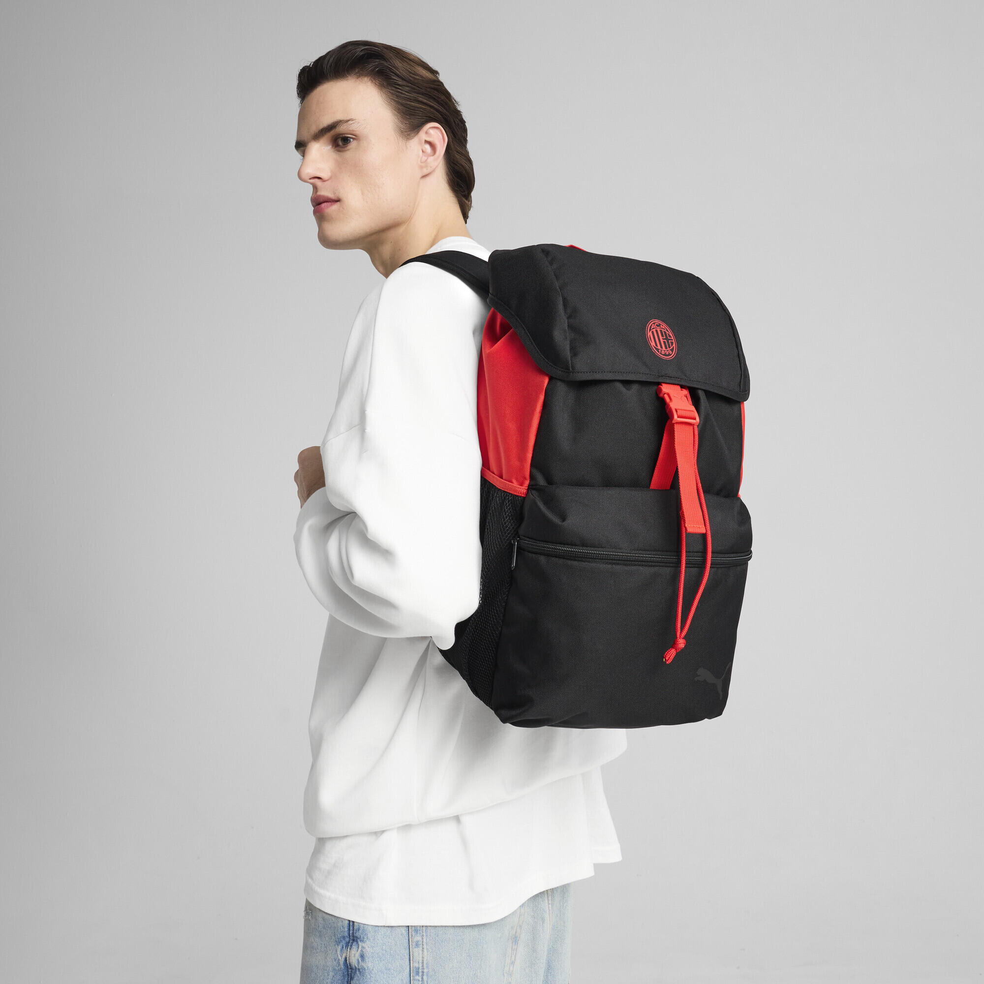 Plecak piłkarski AC Milan ftblARCHIVE 24 l PUMA Black For All Time Red 3/5