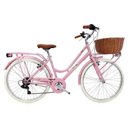 Vélo de ville Dolce Vita by Canellini ROMA 26" avec panier - Vert Clair