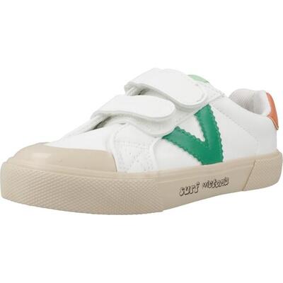 Sneakers Deportivas Niños Victoria TRIBU TIRAS EFECTO PIEL Blanco