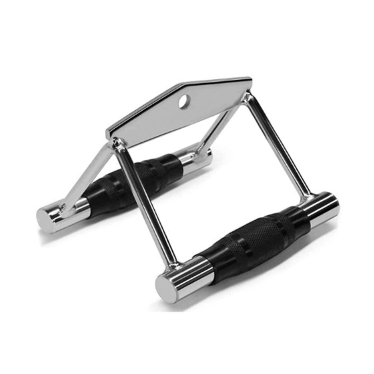 Fitness Tech - Poignée De Rame Puissance En V Fitness Tech – Acier Et Noir - Appareil De Musculation - Gris - No Size - Decathlon