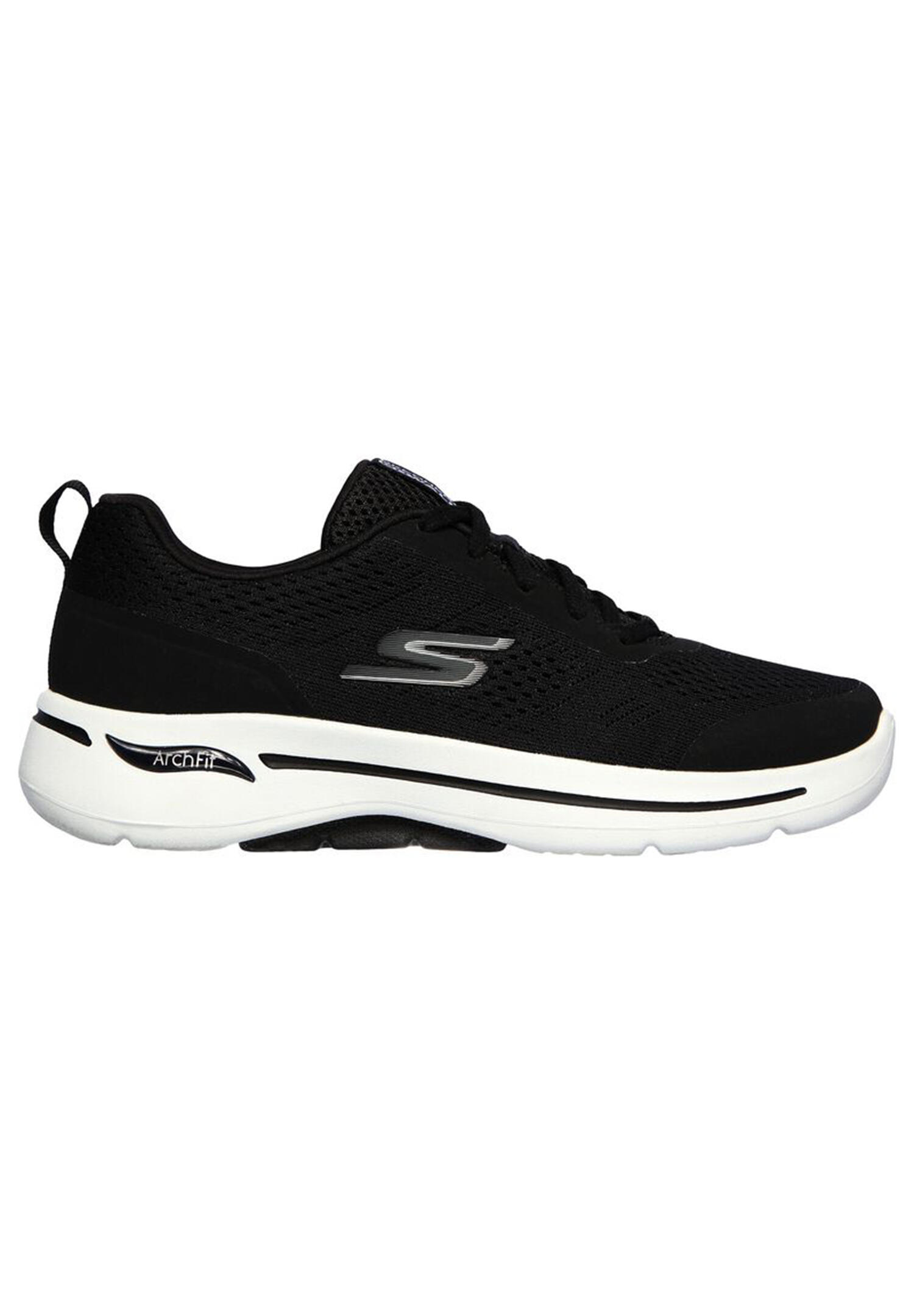 Skechers Go Walk Arch Fit - MOTION BREEZE Damen Sneaker 124404 Schwarz / Weiß 3/4