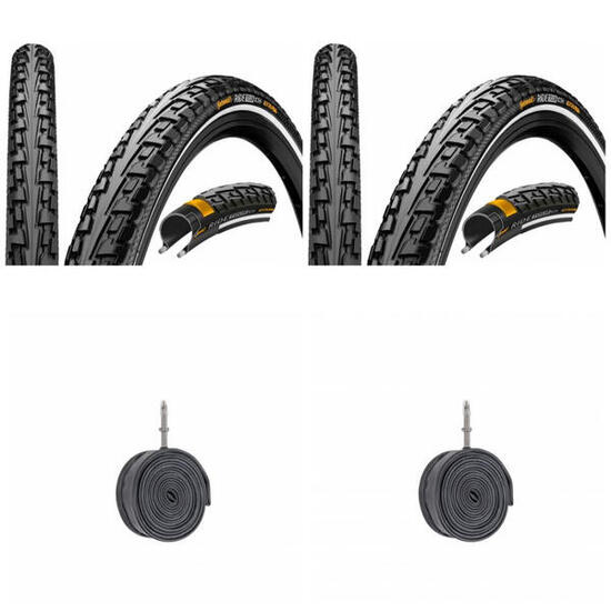 2x Continental Reifen Conti RideTour 28x1.60 + 2 x Schwalbe Schlauch SV17 28x...