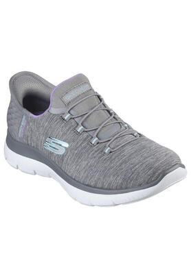 Dames summits dazzling haze slip-on grijs / veelkleurig