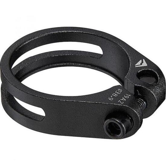 Merida Collier de tige de selle EXPERT Alu 38,9 mm Noir - serrage léger, stable.