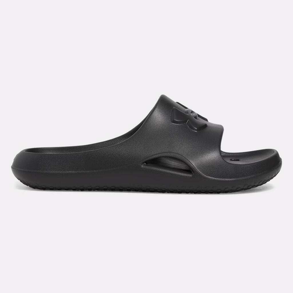 UA Locker V Black Slides for Men