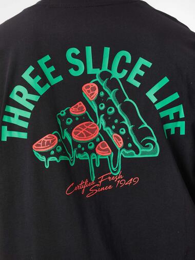 T-shirt uomo adidas pizza tee - nero 4/5