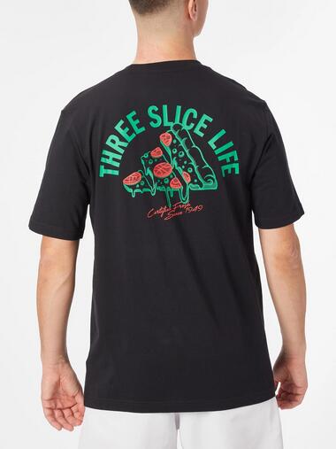T-shirt uomo adidas pizza tee - nero 5/5