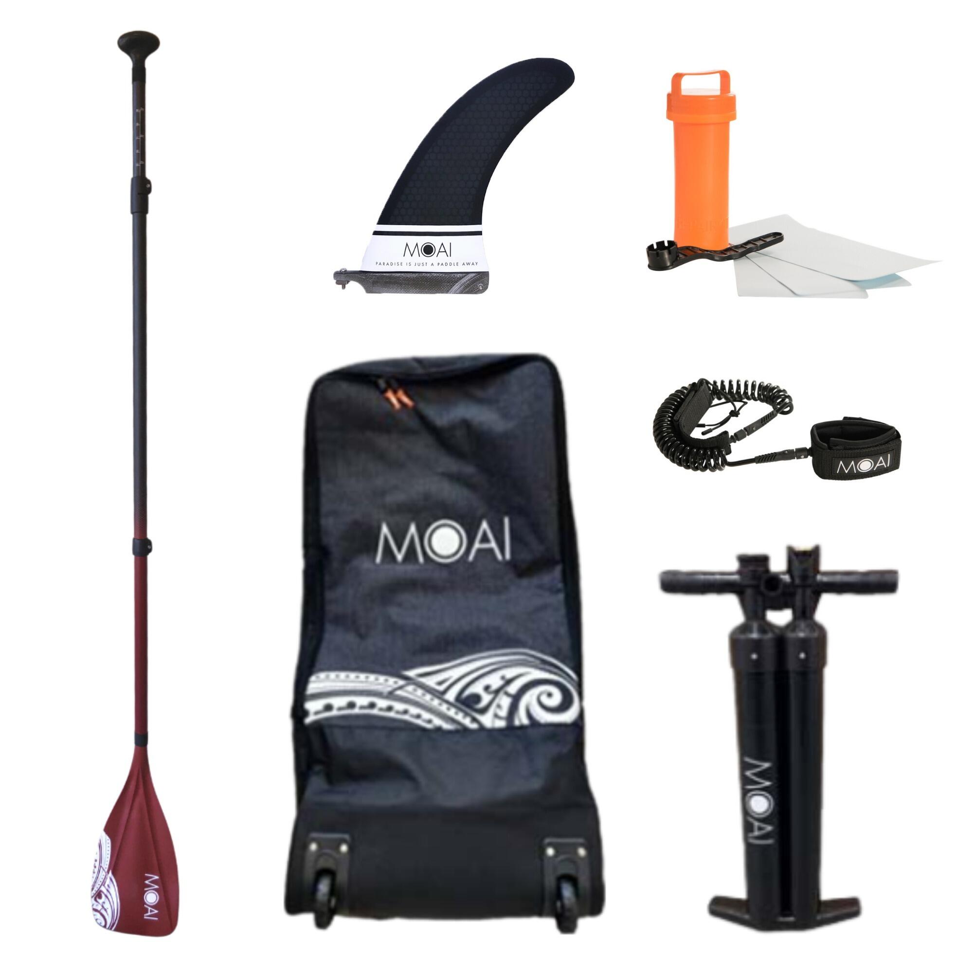 Pompowana deska SUP Moai Touring Ultra Light 12'6 z wiosłem 4/7