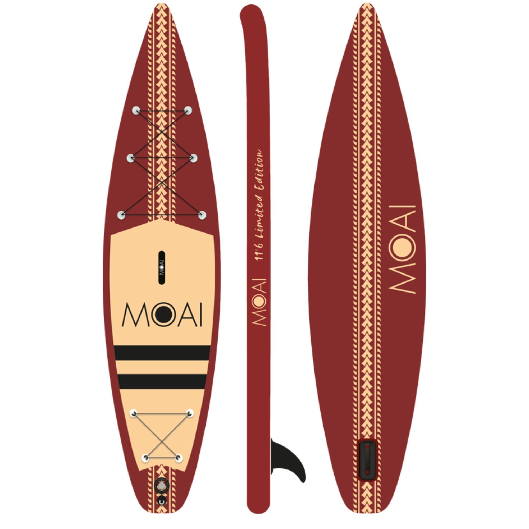 Pompowana deska SUP Moai Touring Ultra Light 12'6 z wiosłem 2/7