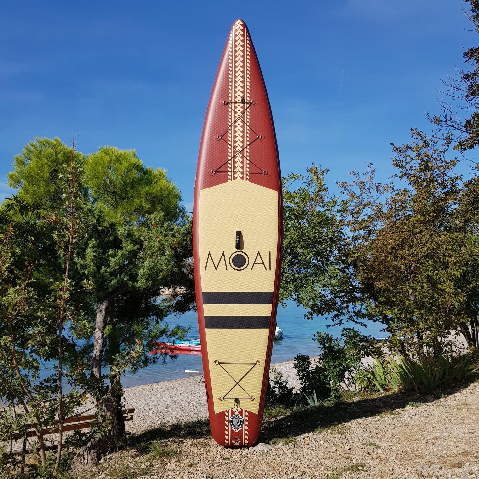 Pompowana deska SUP Moai Touring Ultra Light 12'6 z wiosłem 5/7