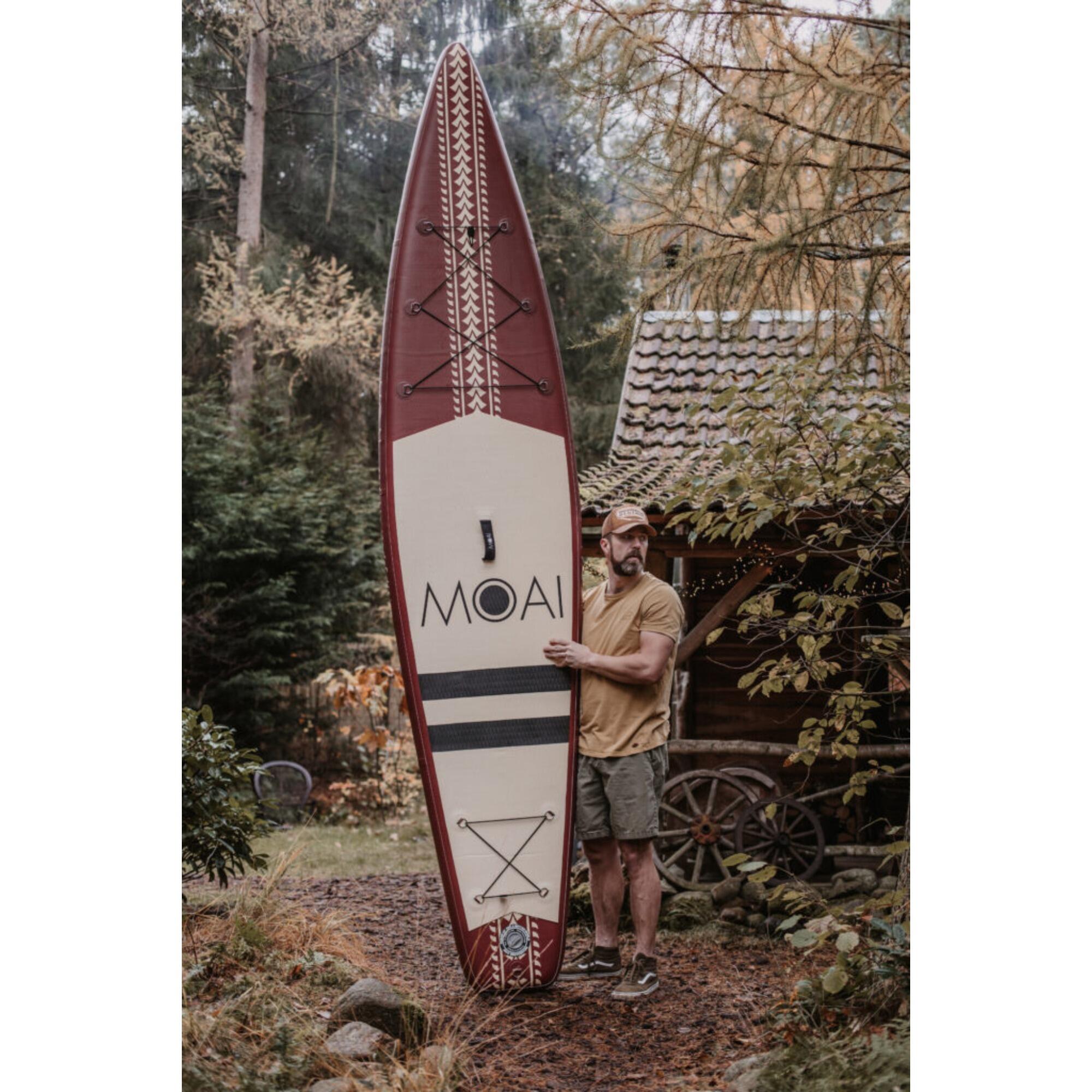 Pompowana deska SUP Moai Touring Ultra Light 12'6 z wiosłem 7/7