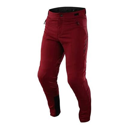 Pantalon long VTT SKYLINE ultra léger et respirant Rouge Homme