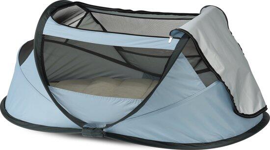 Cama de camping Deryan BabyBox - Tienda de campaña para bebés - Azul cielo