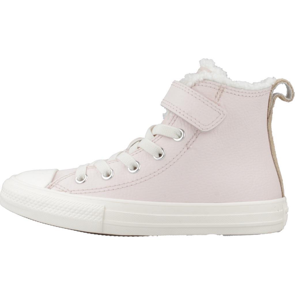 Ténis Converse Modelo Chuck Taylor All Star Leather&sherpa Easy-on Cor Rosa 2/5