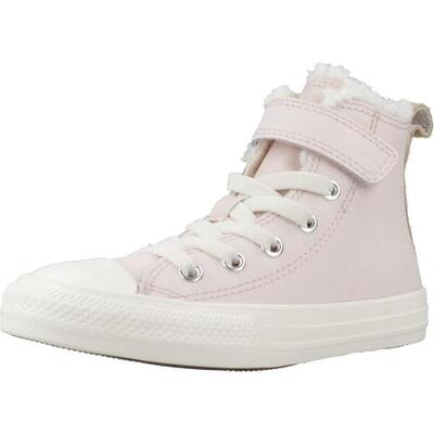 Zapatillas niña Converse Chuck Taylor All Star Leather&sherpa Easy-on Rosa