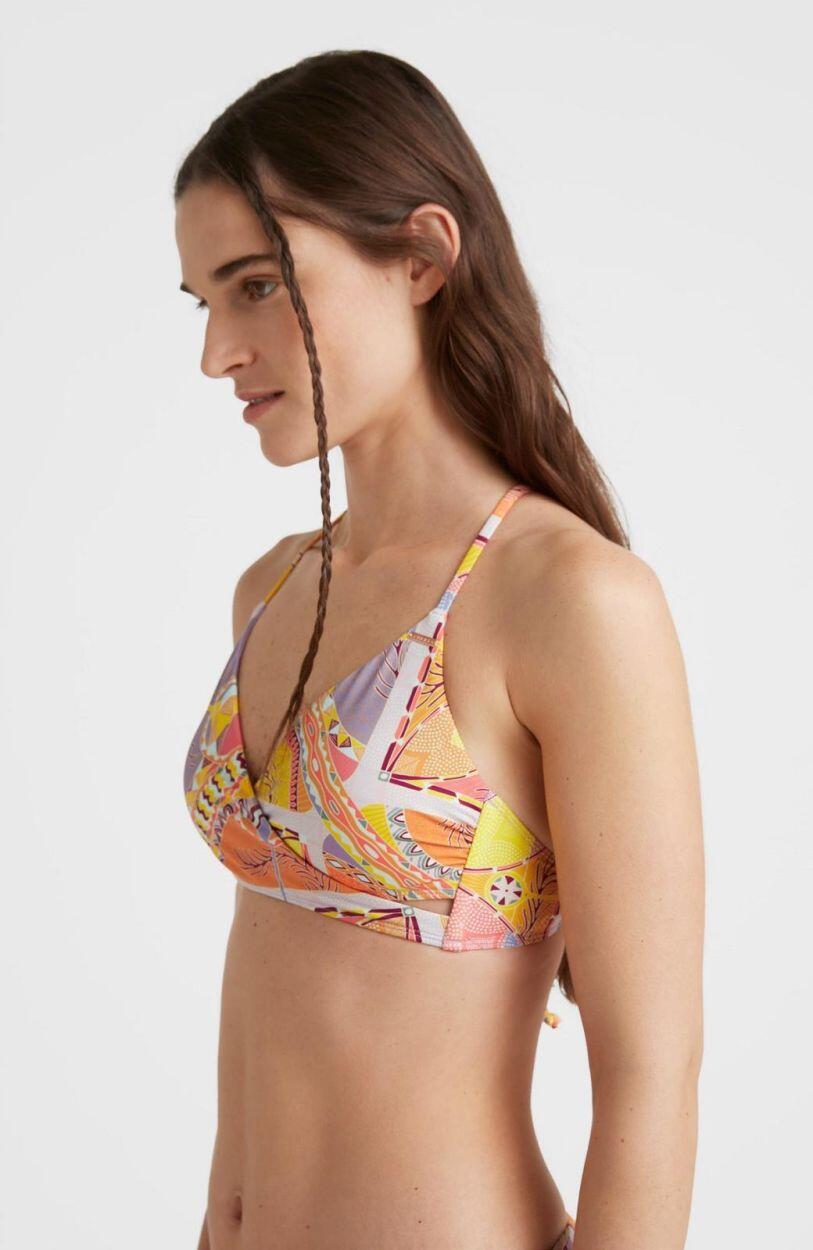 O'NEILL O'neill Vêtements de natation BAAY TOP  Femmes Yellow Scarf Print 3/4