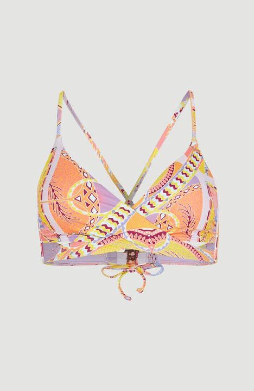 O'NEILL O'neill Vêtements de natation BAAY TOP  Femmes Yellow Scarf Print 1/4