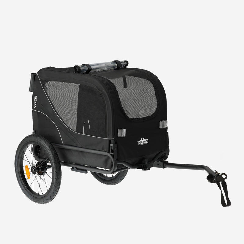 Deryan Luxe Pet Trailer - Remorque pour vélo - Remorque pour chien - Max. 20 kg