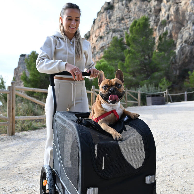 Deryan Luxe Pet Trailer - Remorque pour vélo - Remorque pour chien - Max. 20 kg 7/7