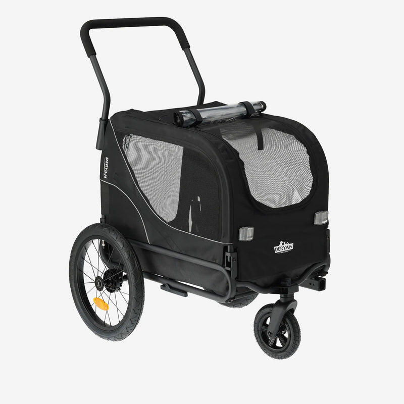 Deryan Luxe Pet Trailer - Remorque pour vélo - Remorque pour chien - Max. 20 kg