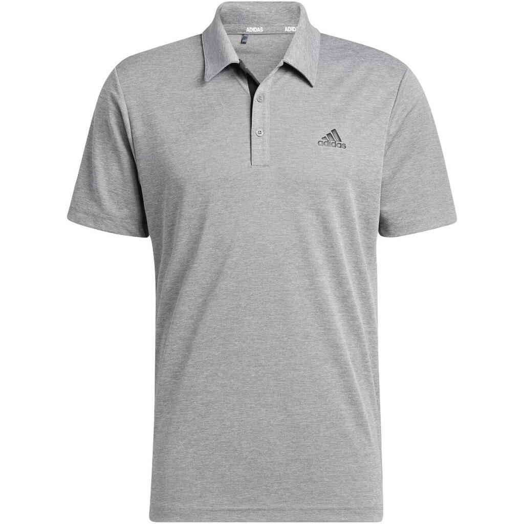 T-shirt adidas Polo-shirt Performance Drive Heather, Gray, Men