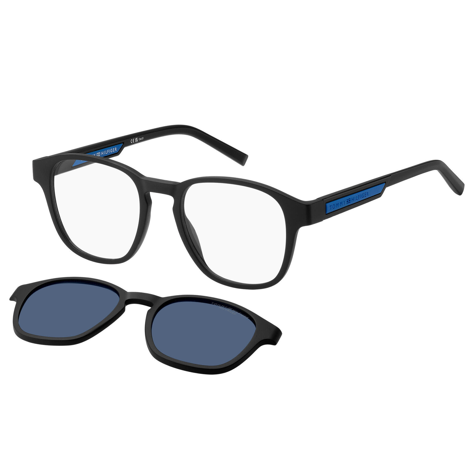 Tommy Hilfiger - Lunettes De Soleil Tommy Hilfiger Th 2085/cs Homme Taille 50/19/145 - Lunettes De Soleil - Bleu|noir - No Size - Decathlon