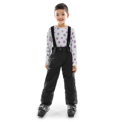 Pantalón de snowboard/esquí con tirantes niño esquí y nieve Niños y Niñas