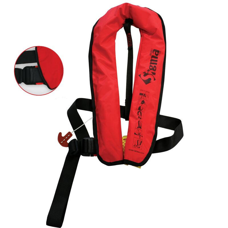 GILET GONFLABLE AUTOMATIQUE SIGMA ZIP 170N AVEC HARNAIS - LALIZAS