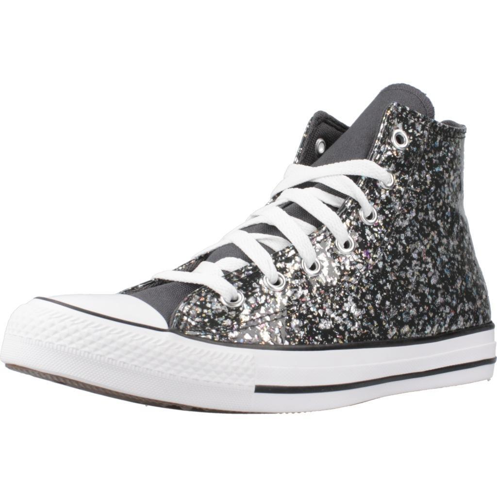 Baskets Converse Modèle Chuck Taylor All Star Glitter Couleur Noir 1/5