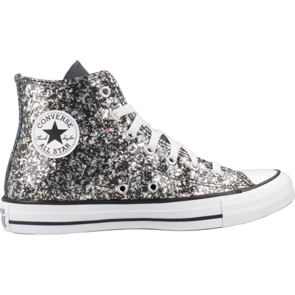 Baskets Converse Modèle Chuck Taylor All Star Glitter Couleur Noir 4/5