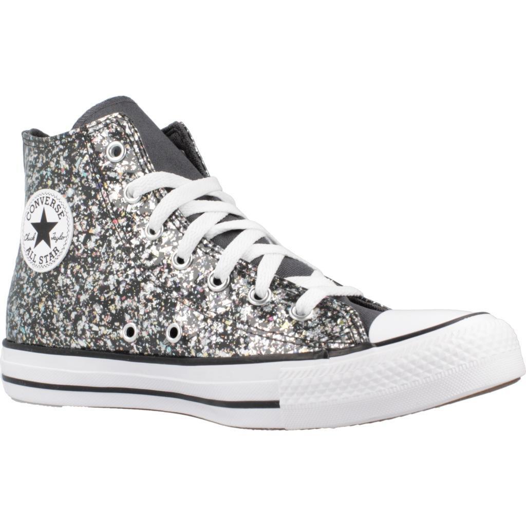 Baskets Converse Modèle Chuck Taylor All Star Glitter Couleur Noir 5/5