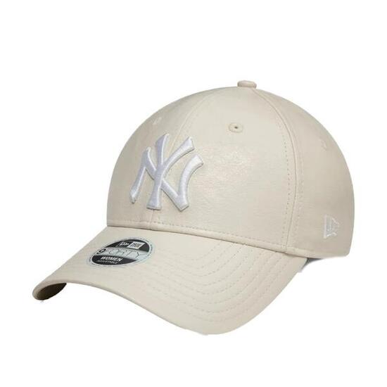 Cappello New Era Modello Crinkled Pu 9forty Colore Beige