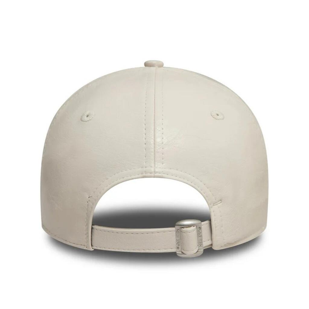 Bonnet New Era Modèle Crinkled Pu 9forty Couleur Beige 4/5