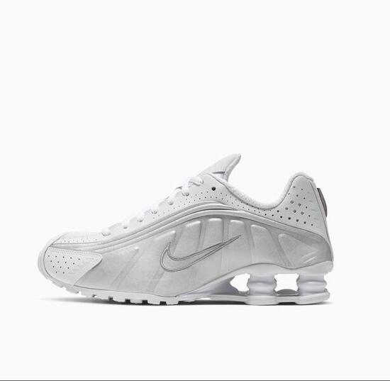 Nike Shox R4 - White Metallic Silver