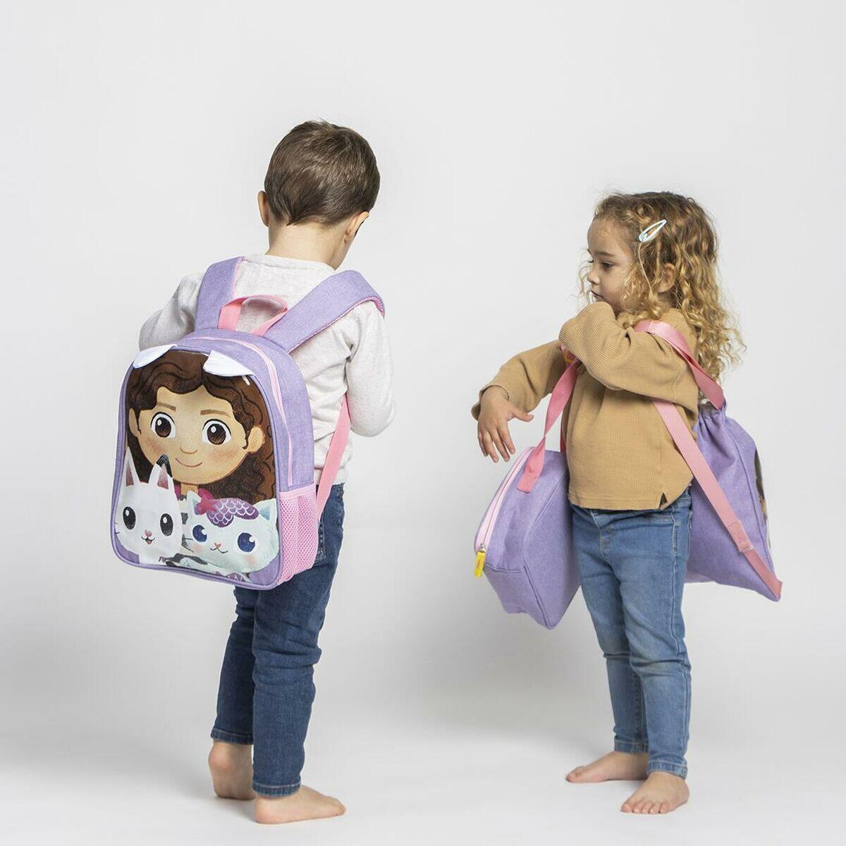 Zaino Scuola Gabby's Dollhouse 100 % poliestere 3/5