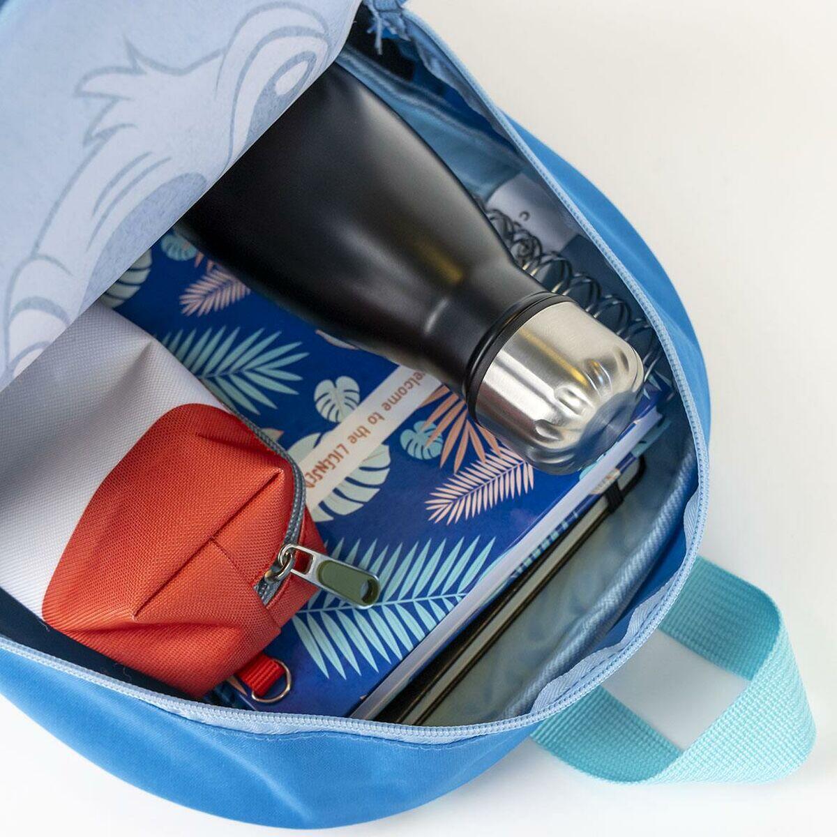 Mochila Escolar Stitch Azul 5/5