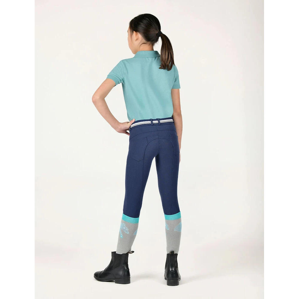 Kinderrijbroek met volledige grip Dublin Cammy Comfort Twill 4/5