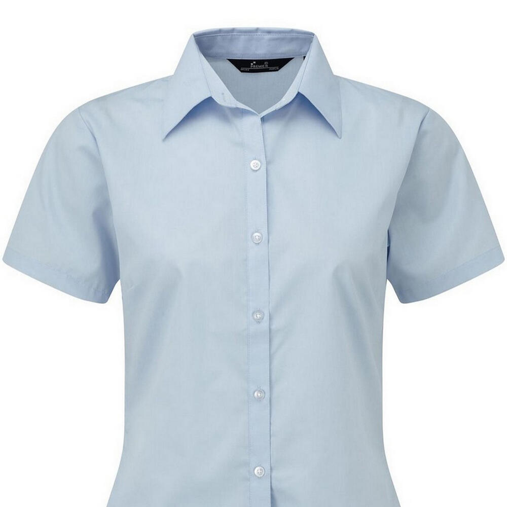 Camicia Maniche Corte Donna Premier Azzurro 2/3