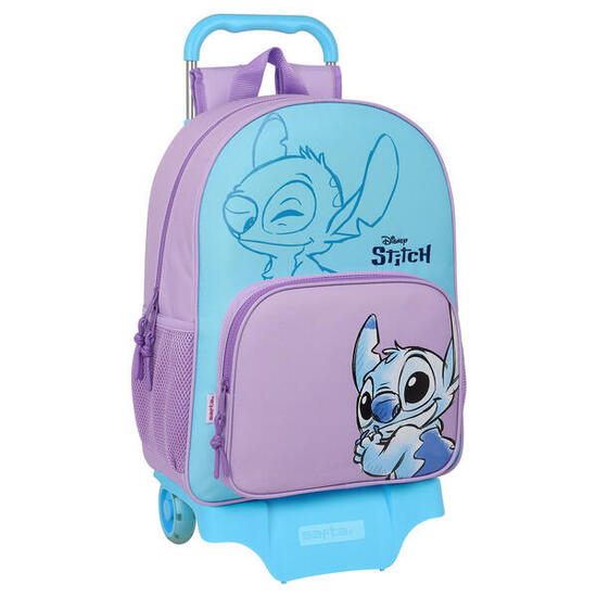 Cartable à roulettes Stitch Sweet Bleu