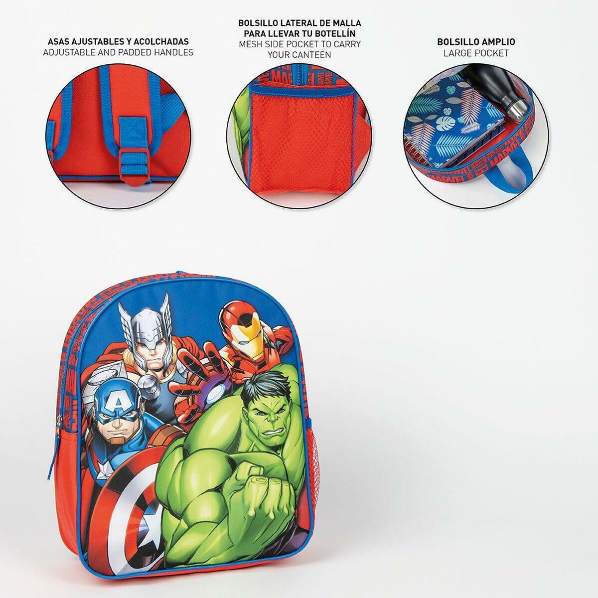 Mochila Escolar The Avengers Azul 5/5